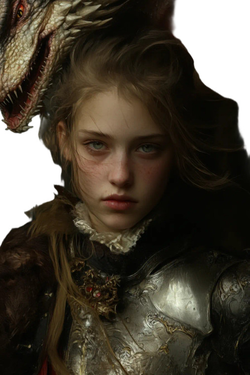 Armored Dragon Warrior Vinyl Car Decal Sticker – Waterproof & UV-Resistant 8"