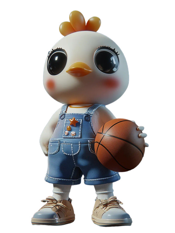 Cute Chicken Ip Vinyl Car Decal Sticker – Waterproof & UV-Resistant 8"