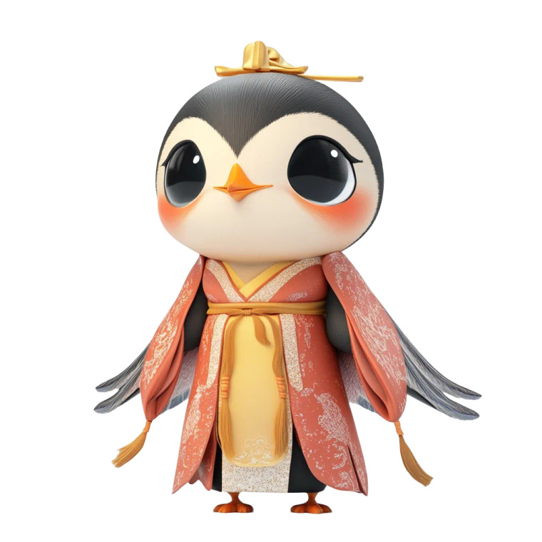 Angry Chinese Swallow Vinyl Car Decal Sticker – Waterproof & UV-Resistant 8"