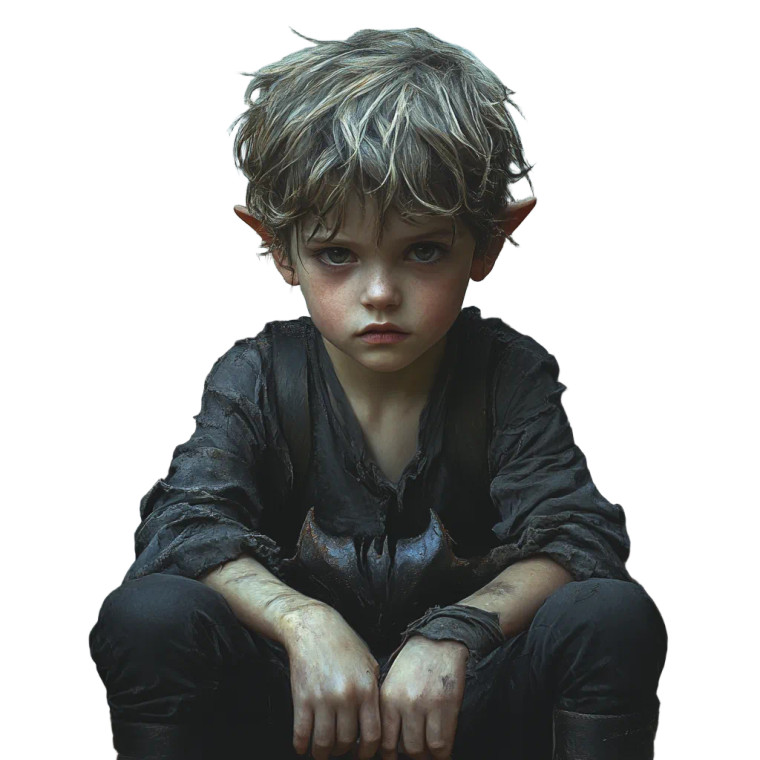 Young Fey Boy Vinyl Car Decal Sticker – Waterproof & UV-Resistant 8"