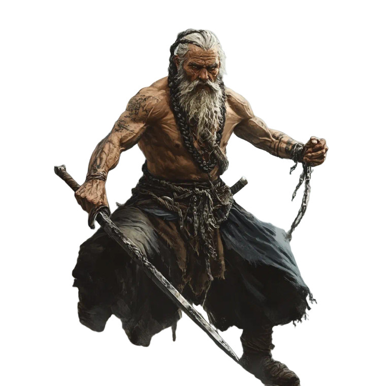 Mountain Hermit Warrior Vinyl Car Decal Sticker – Waterproof & UV-Resistant 8"