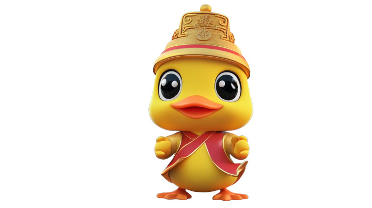 Kung Fu Duck Vinyl Car Decal Sticker – Waterproof & UV-Resistant 8"