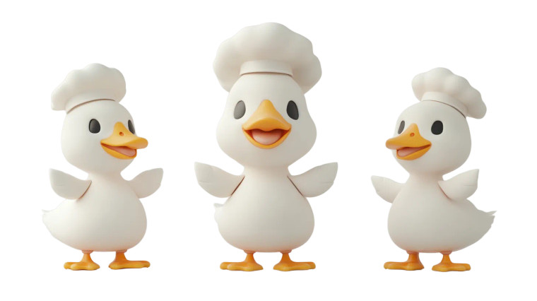 Chef Goose 3D Vinyl Car Decal Sticker – Waterproof & UV-Resistant 8"