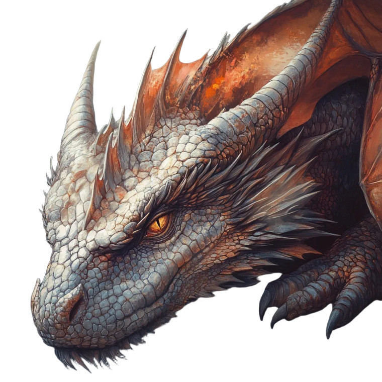 Dragon'S Head Vinyl Car Decal Sticker – Waterproof & UV-Resistant 8"