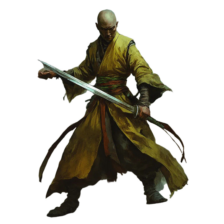 Yuan-Ti Monk Vinyl Car Decal Sticker – Waterproof & UV-Resistant 8"