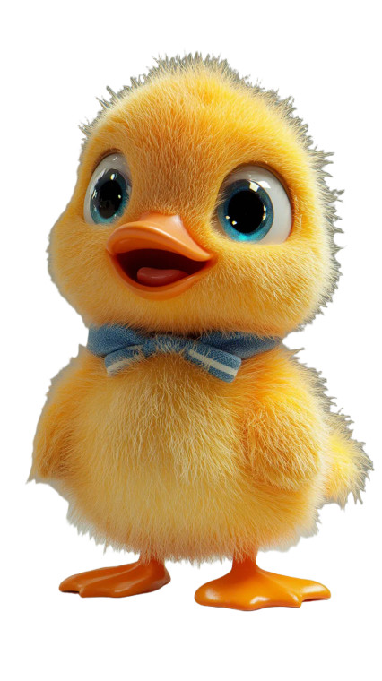 Chubby Baby Duck Vinyl Car Decal Sticker – Waterproof & UV-Resistant 8"