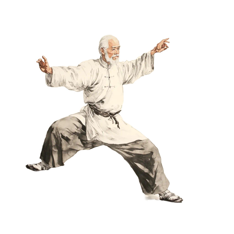 Tai Chi Elder V3 Vinyl Car Decal Sticker – Waterproof & UV-Resistant 8"