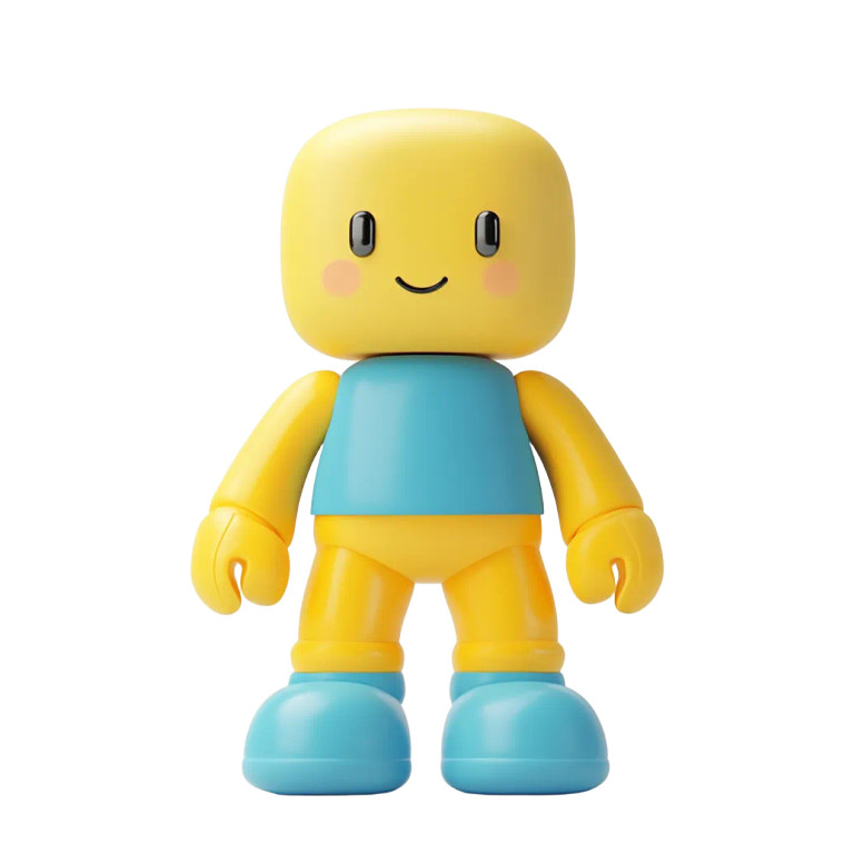 Q Cartoon Character Vinyl Car Decal Sticker – Waterproof & UV-Resistant 8"