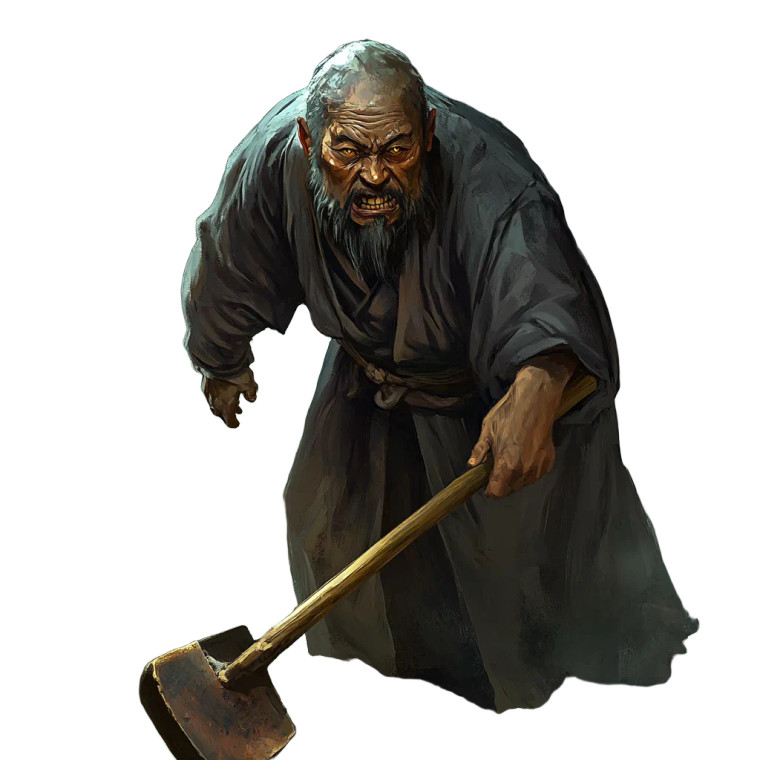 Graveyard Laborer Vinyl Car Decal Sticker – Waterproof & UV-Resistant 8"