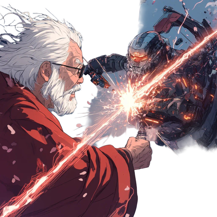 Epic Anime Battle V5 Vinyl Car Decal Sticker – Waterproof & UV-Resistant 8"