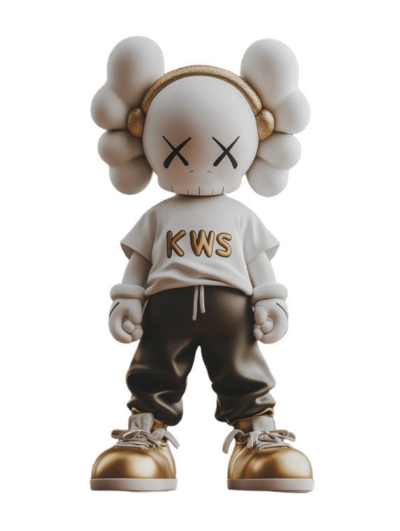 Chibi Kaws Figure Vinyl Car Decal Sticker – Waterproof & UV-Resistant 8"