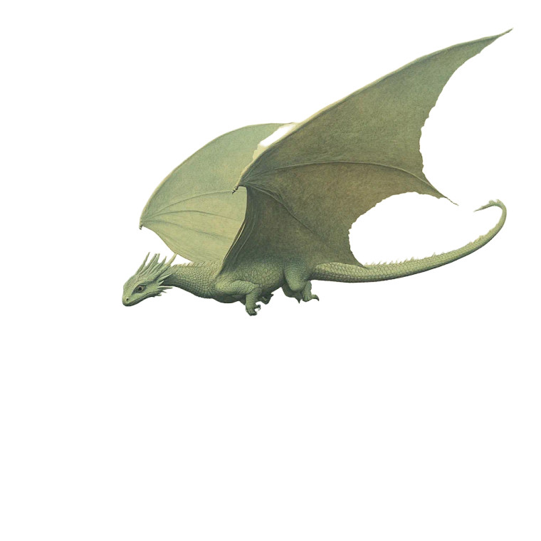 Vintage Green Dragon Vinyl Car Decal Sticker – Waterproof & UV-Resistant 8"