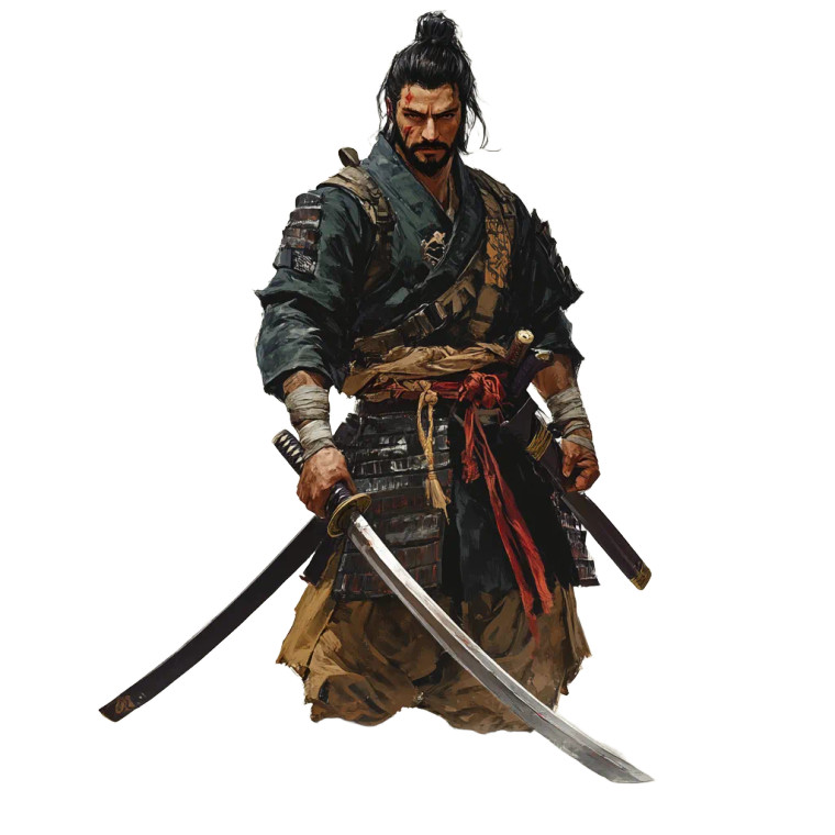 Samurai Special Forces Vinyl Car Decal Sticker – Waterproof & UV-Resistant 8"