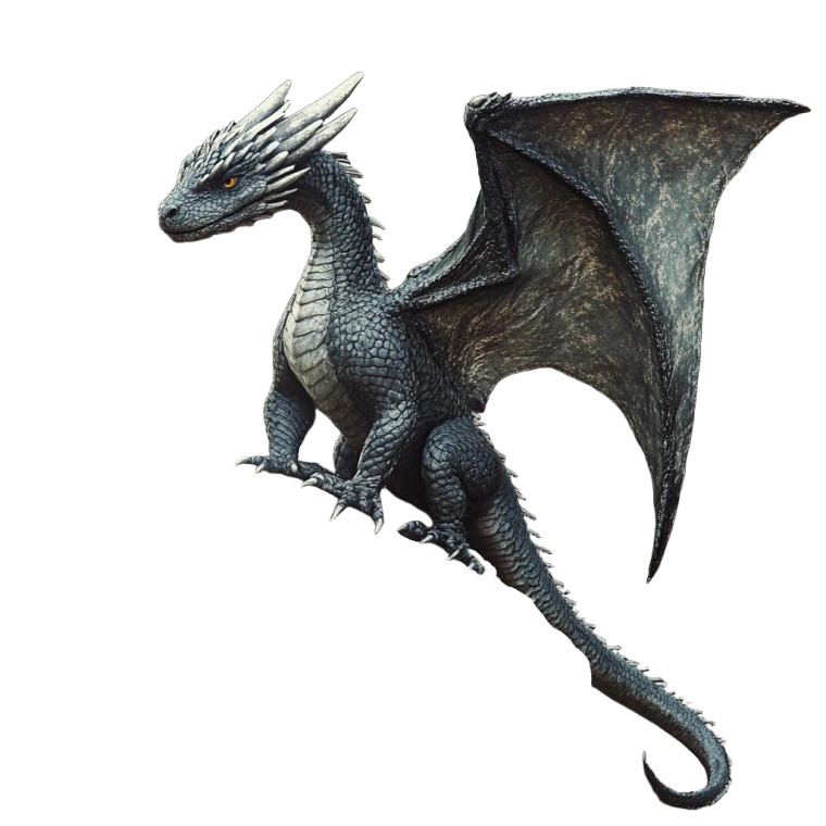 Dragon On Rocks V2 Vinyl Car Decal Sticker – Waterproof & UV-Resistant 8"