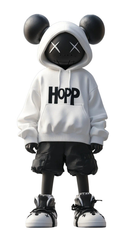 Kaws In Hoodie Vinyl Car Decal Sticker – Waterproof & UV-Resistant 8"