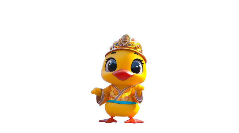 Kung Fu Duck V2 Vinyl Car Decal Sticker – Waterproof & UV-Resistant 8"