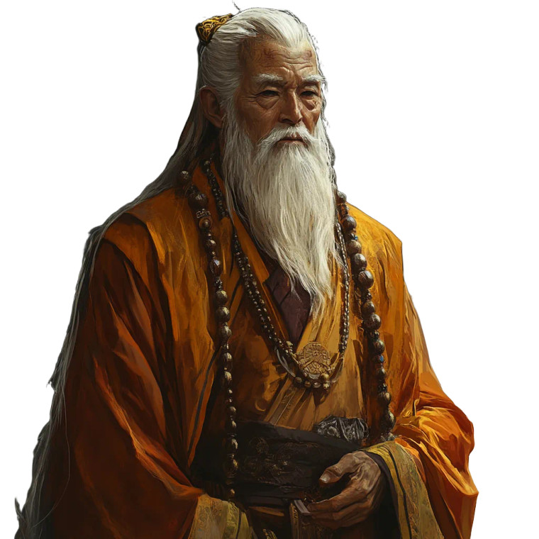 Chief Monk Elder Vinyl Car Decal Sticker – Waterproof & UV-Resistant 8"