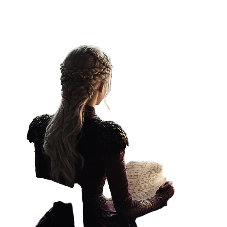 Targaryen With Dragon Vinyl Car Decal Sticker – Waterproof & UV-Resistant 8"