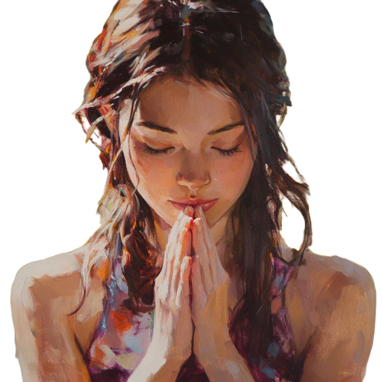 Gratitude Painting Vinyl Car Decal Sticker – Waterproof & UV-Resistant 8"