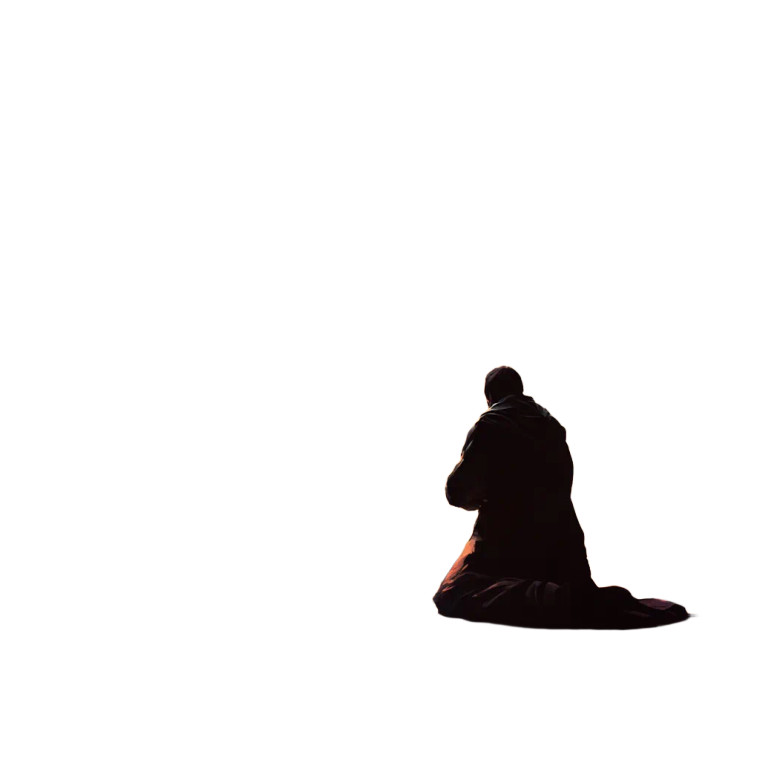 Prayer In Chapel Vinyl Car Decal Sticker – Waterproof & UV-Resistant 8"