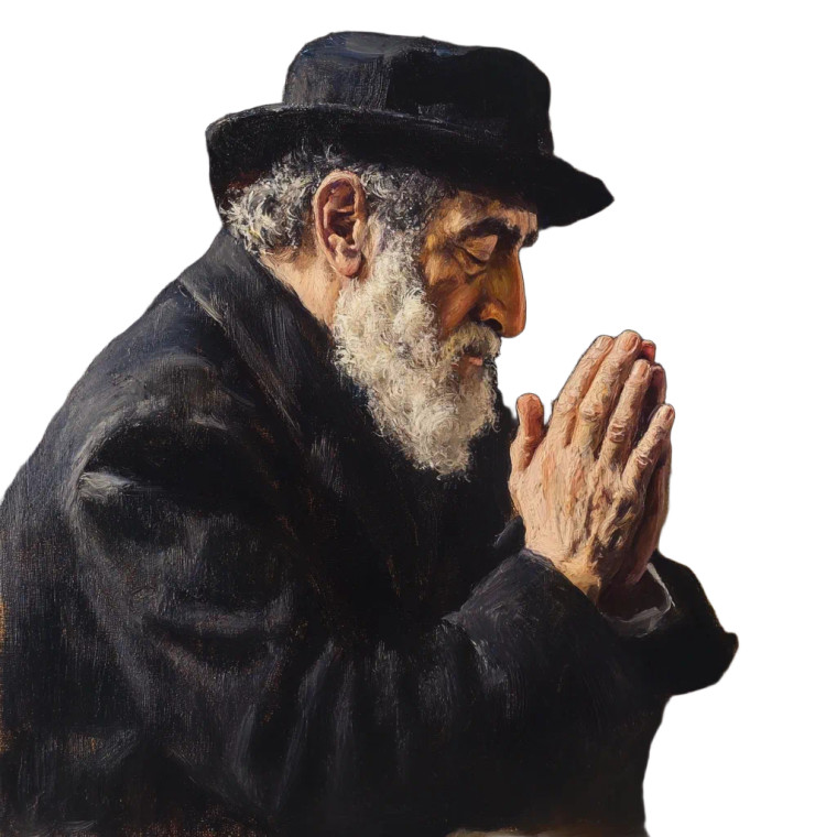 Orthodox Jew Praying Vinyl Car Decal Sticker – Waterproof & UV-Resistant 8" Orthodox Jew Praying Vinyl Car Decal Sticker – Waterproof & UV-Resistant 8"