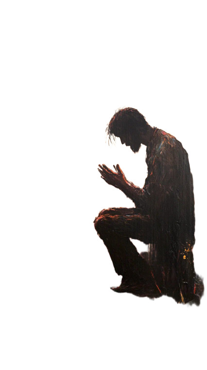 Pleading For Forgiveness Vinyl Car Decal Sticker – Waterproof & UV-Resistant 8"