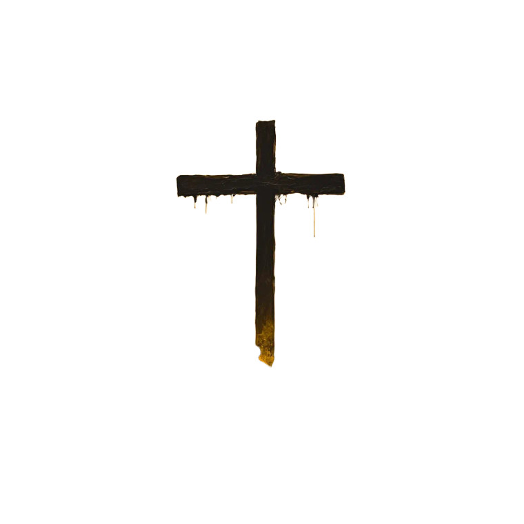 Cross Silhouettes Vinyl Car Decal Sticker – Waterproof & UV-Resistant 8"