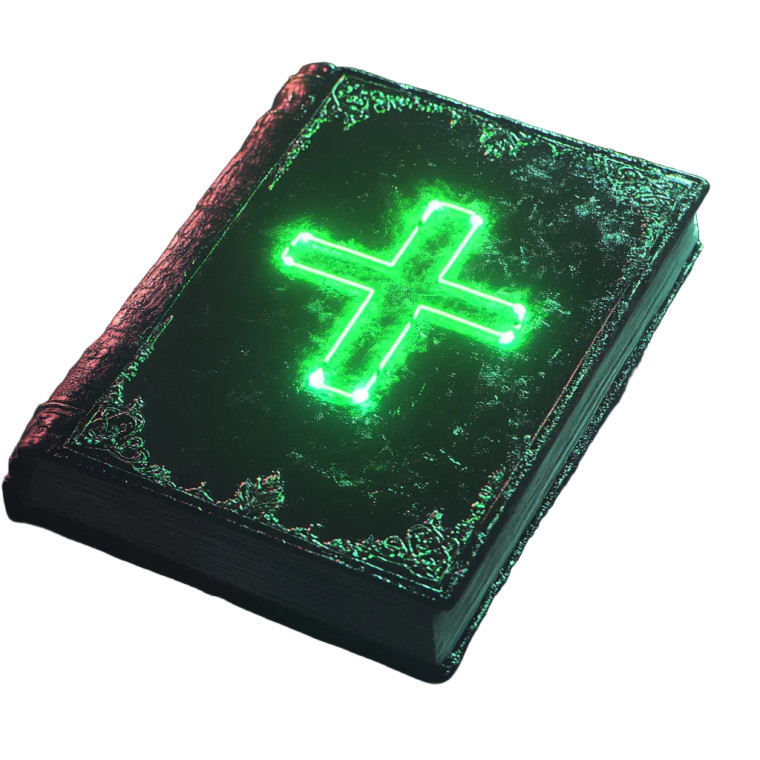 Holy Bible Display Vinyl Car Decal Sticker – Waterproof & UV-Resistant 8"