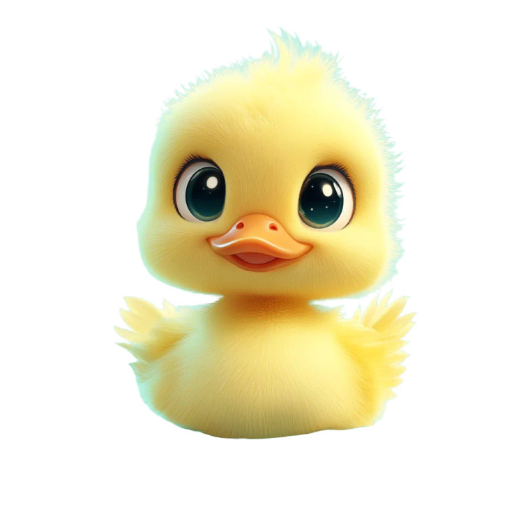 Joyful Yellow Duck Vinyl Car Decal Sticker – Waterproof & UV-Resistant 8"