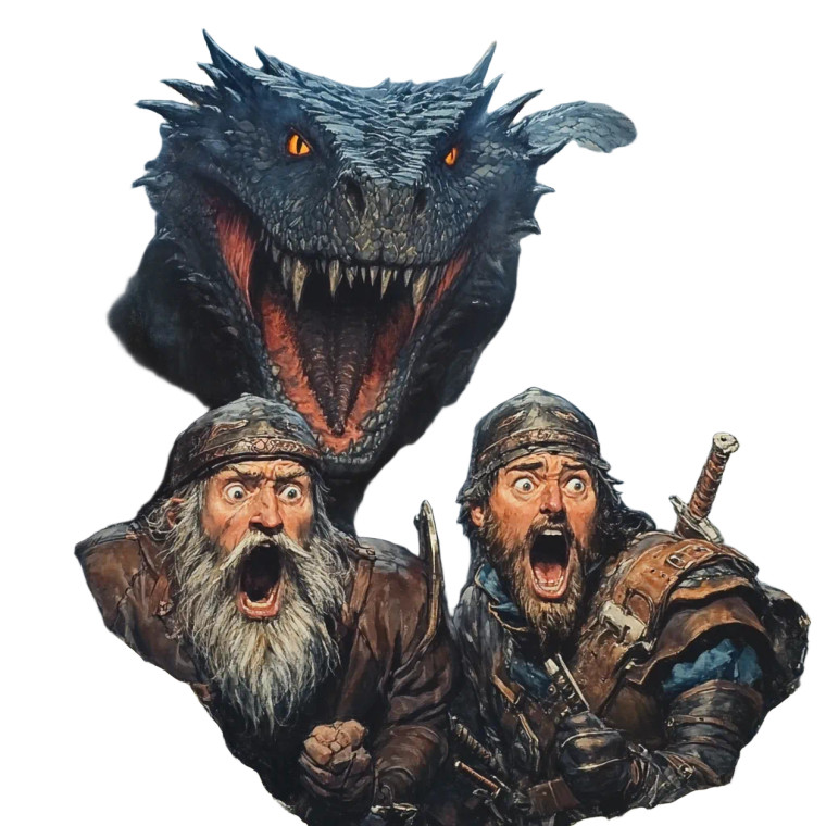 Warriors Entering Cave Vinyl Car Decal Sticker – Waterproof & UV-Resistant 8"