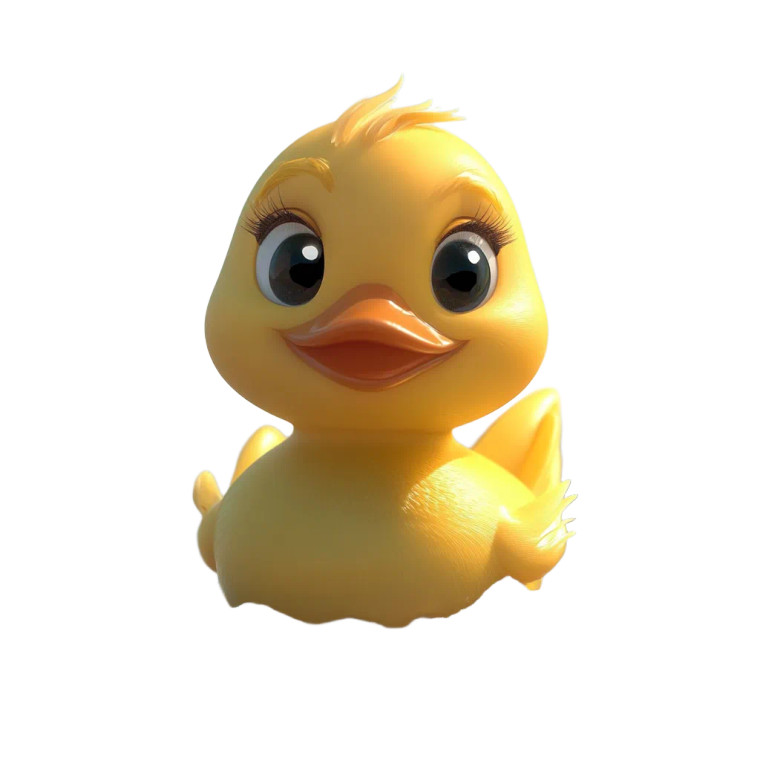 Yellow Rubber Duck V10 Vinyl Car Decal Sticker – Waterproof & UV-Resistant 8"