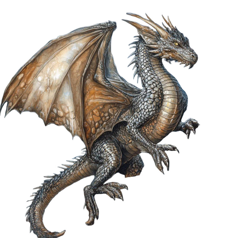 Majestic Dragon V3 Vinyl Car Decal Sticker – Waterproof & UV-Resistant 8"