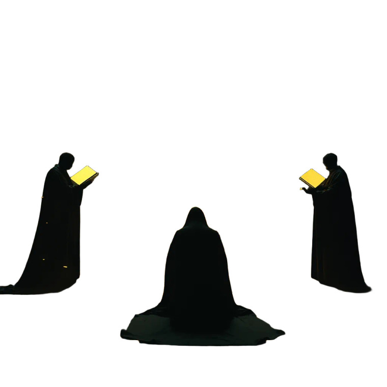 Golden Cult Surrender Vinyl Car Decal Sticker – Waterproof & UV-Resistant 8"