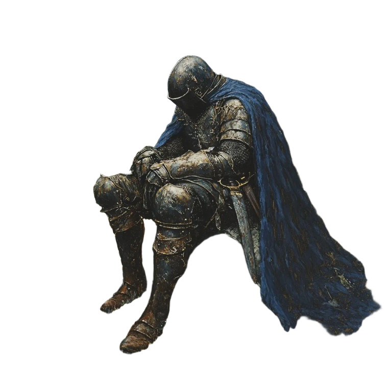 Dark Fantasy Knight V31 Vinyl Car Decal Sticker – Waterproof & UV-Resistant 8"