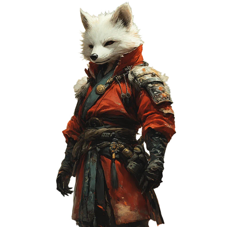 White Mythical Raccoon Vinyl Car Decal Sticker – Waterproof & UV-Resistant 8"