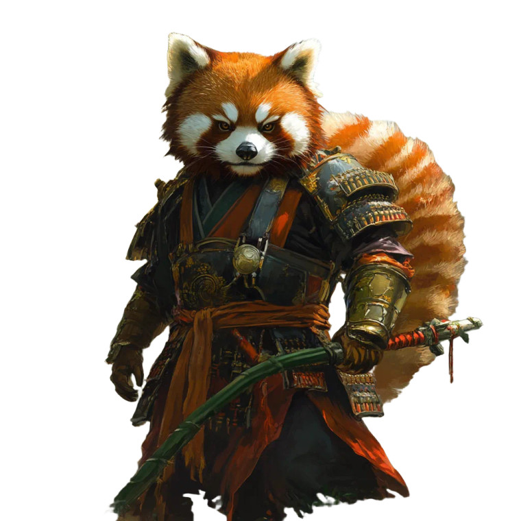 Giant Red Panda Guardian Vinyl Car Decal Sticker – Waterproof & UV-Resistant 8"