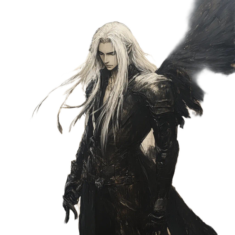 Sephiroth V2 Vinyl Car Decal Sticker – Waterproof & UV-Resistant 8"