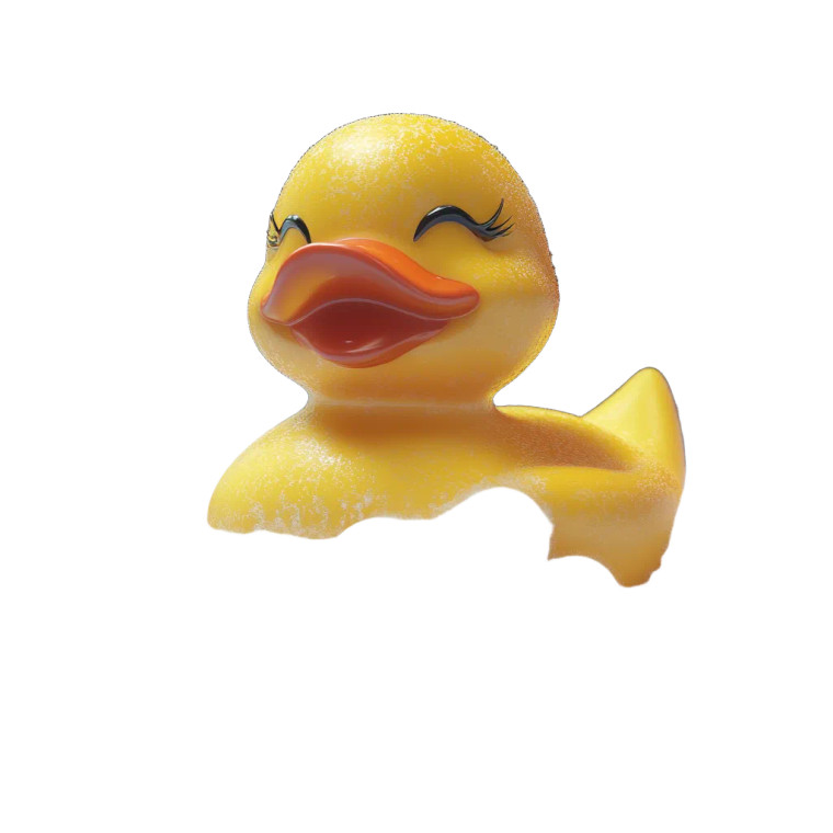 Winking Rubber Duck Vinyl Car Decal Sticker – Waterproof & UV-Resistant 8"