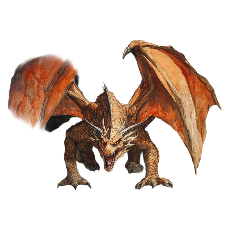 Angry Dragon Vinyl Car Decal Sticker – Waterproof & UV-Resistant 8"