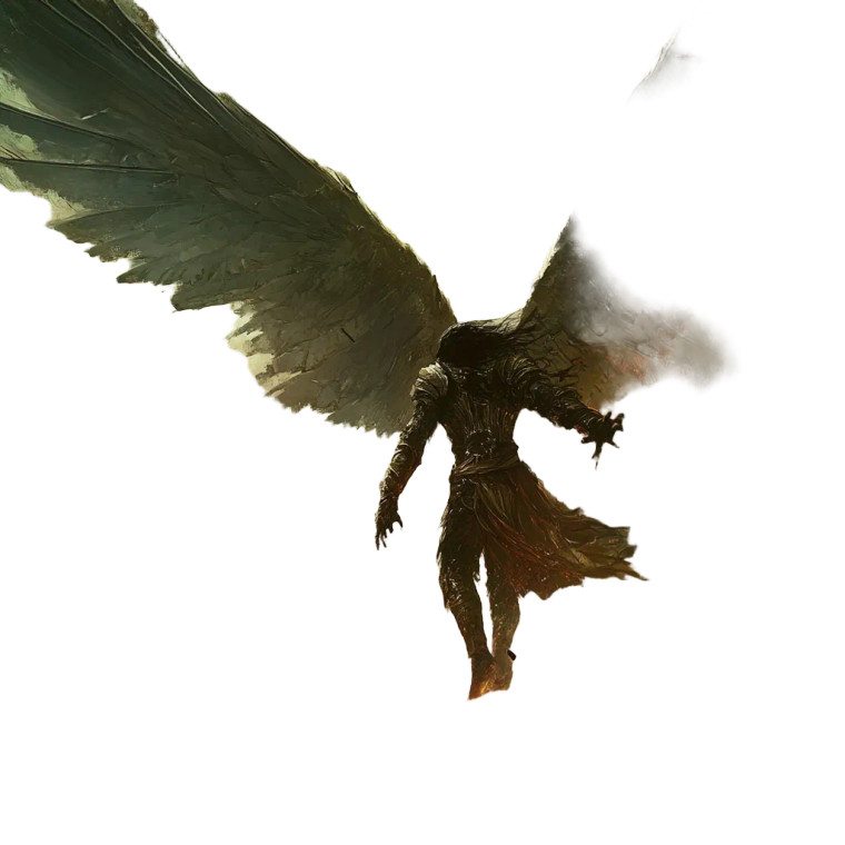 Dying Angel Vinyl Car Decal Sticker – Waterproof & UV-Resistant 8"