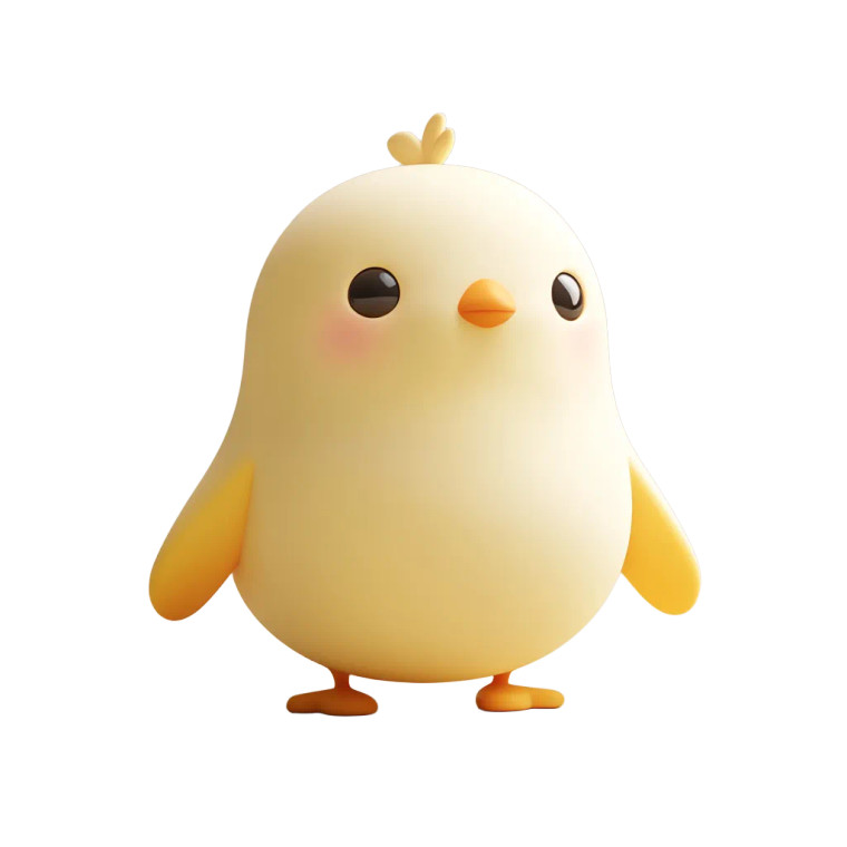 3D Cute Bird Vinyl Car Decal Sticker – Waterproof & UV-Resistant 8"