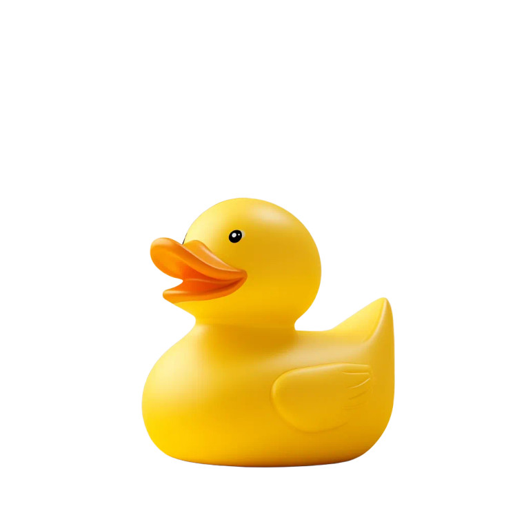 Christmas Alpine Duck Vinyl Car Decal Sticker – Waterproof & UV-Resistant 8"