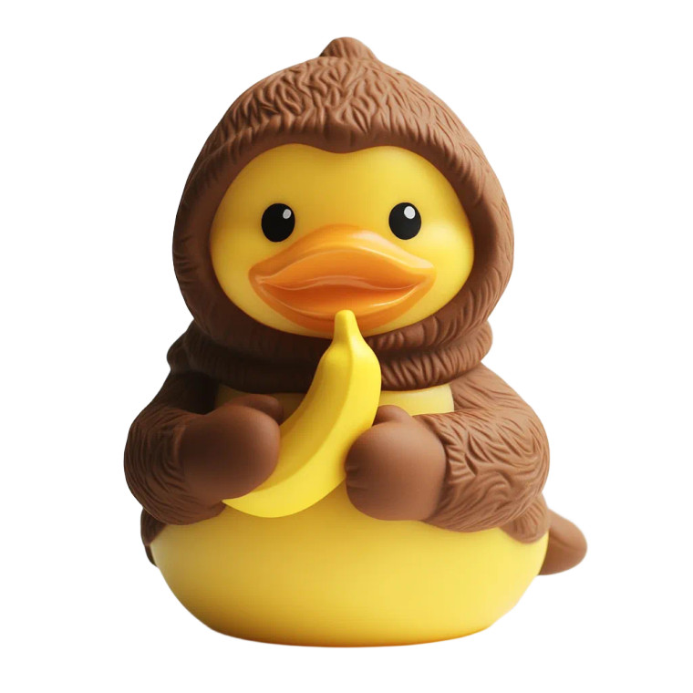 Monkey Duck Banana Vinyl Car Decal Sticker – Waterproof & UV-Resistant 8"