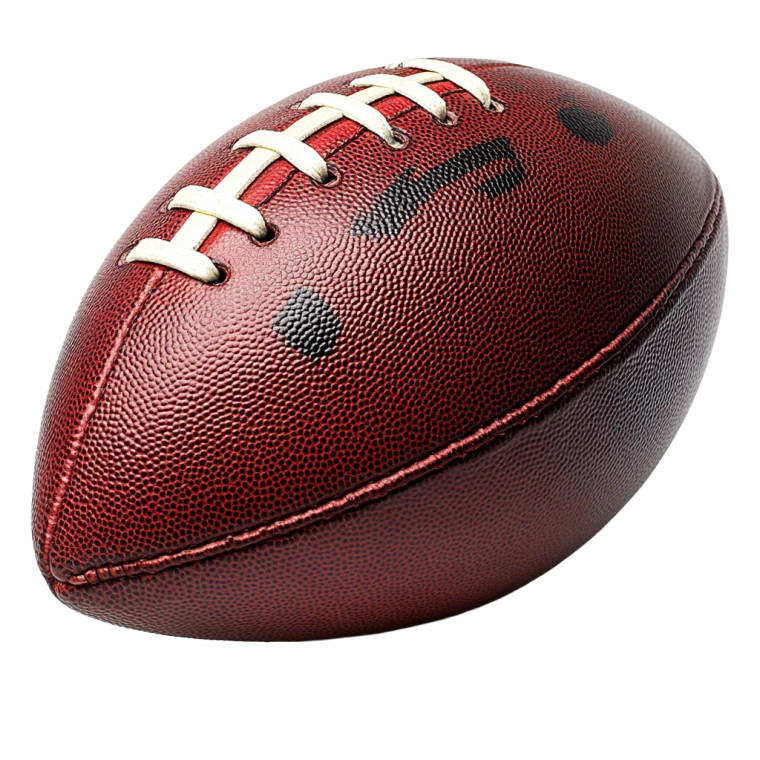 Red Football Balloon Vinyl Car Decal Sticker – Waterproof & UV-Resistant 8"