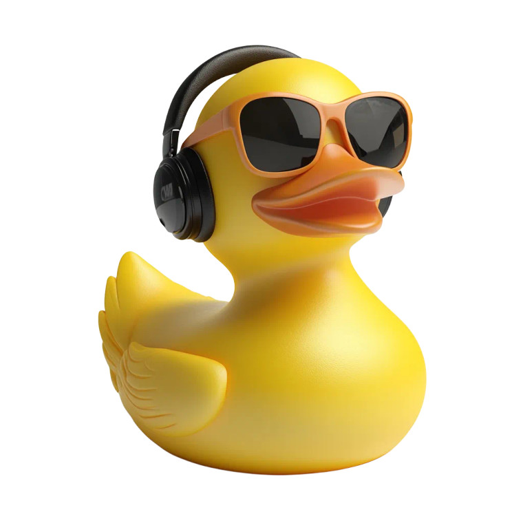 Stylish Duck Agent Vinyl Car Decal Sticker – Waterproof & UV-Resistant 8"