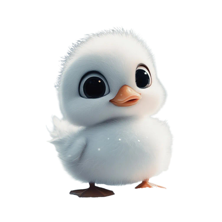 Pixar Duckling Wallpaper Vinyl Car Decal Sticker – Waterproof & UV-Resistant 8"