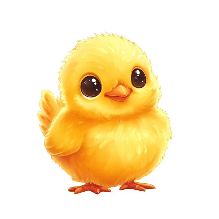 Cute Cartoon Chicken V5 Vinyl Car Decal Sticker – Waterproof & UV-Resistant 8"