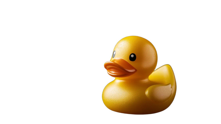 Halved Rubber Duckie Vinyl Car Decal Sticker – Waterproof & UV-Resistant 8" Halved Rubber Duckie Vinyl Car Decal Sticker – Waterproof & UV-Resistant 8"