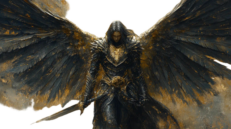 Archangel Michael V6 Vinyl Car Decal Sticker – Waterproof & UV-Resistant 8"