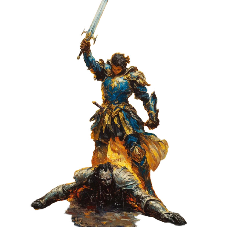 Archangel Michael V7 Vinyl Car Decal Sticker – Waterproof & UV-Resistant 8"